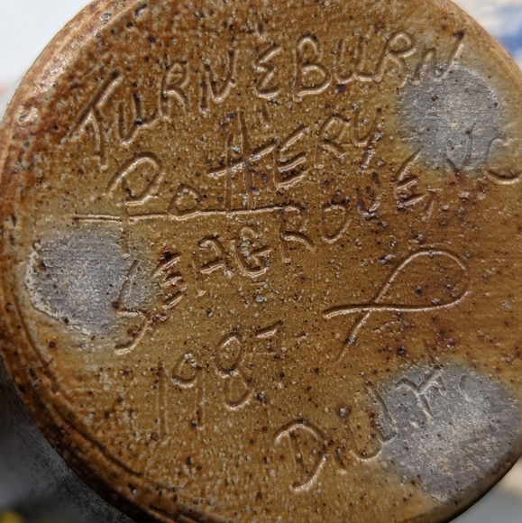 Turn and Burn Pottery Seagrove NC D. Triece Vase - Picture 4 of 9